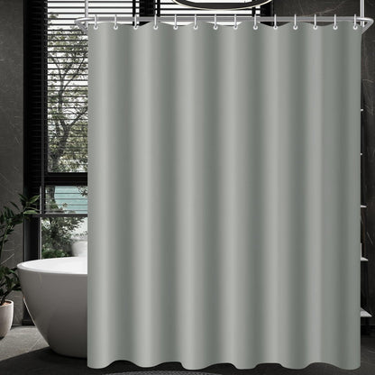 Duschvorhang Antischimmel Grau 180x200cm Polyester Badezimmer