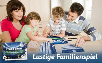 Stadt Land Fussball Edition Spiel Geschenkidee Jungen Activity 50 Blatt