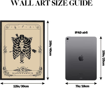 Konstellation Leinwandbilder Schwarz 30x40 cm Schlafzimmer Wohnzimmer