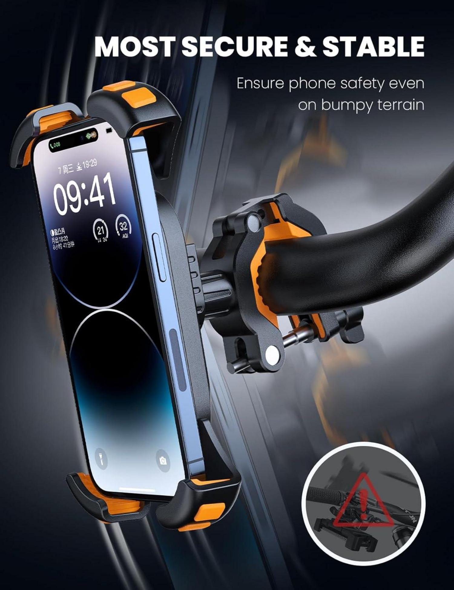 Universal Handyhalter Fahrrad Motorrad 360° Lenkerhalter 7,0 Zoll