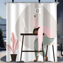 Duschvorhang Antischimmel Wasserabweisend 180x200cm Polyester White