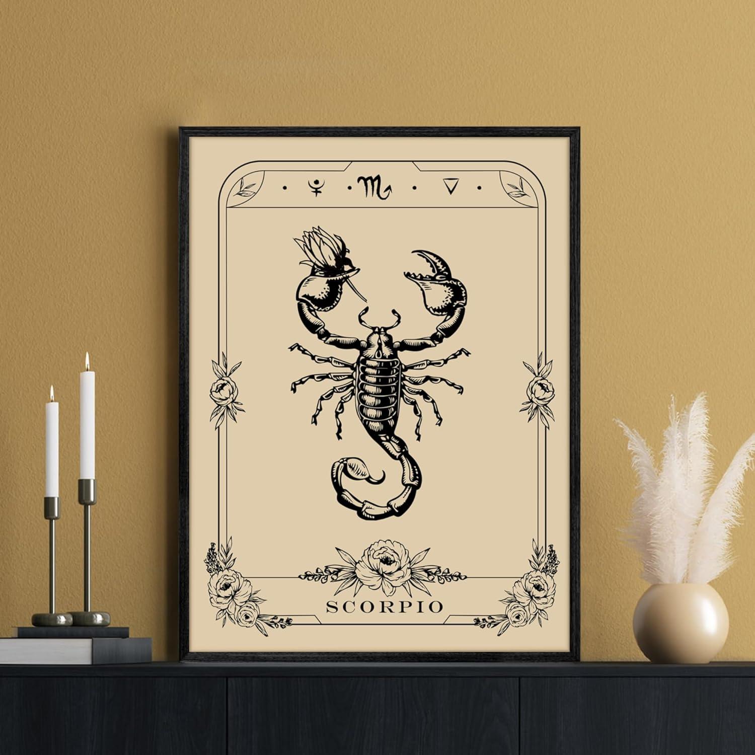 Konstellation Leinwandbilder mit Rahmen Schwarz 40x60 cm