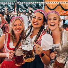 Oktoberfest Haarband Dirndl Edelweiß Haarreif Damen Mädchen