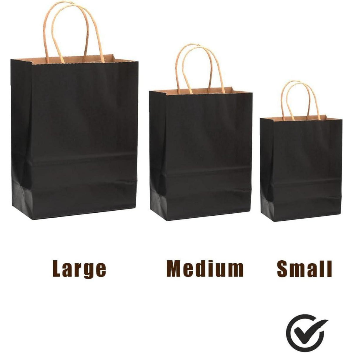 16 Geschenktüten mit Griffen – 21x15x8cm – Vielseitig einsetzbar