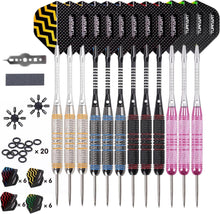 Profi Steel Dartpfeile Set 12 Stk Metallspitze 24g