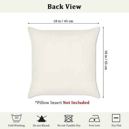 4er Set Kissenbezüge Zitrone 45 x 45 cm Deko Sofakissen Outdoor Grün
