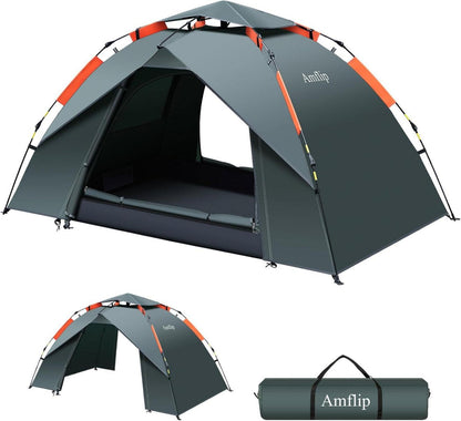 Automatisches Campingzelt 1-2 Personen Ultraleichtes Kuppelzelt 4