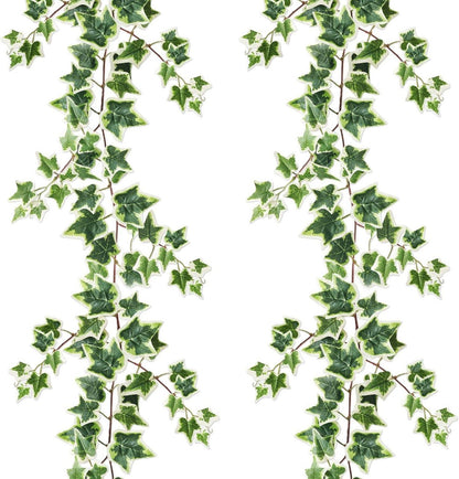 Künstliche Efeu Girlande Grün 200cm Hängepflanze Ranken Pflanzen 2er