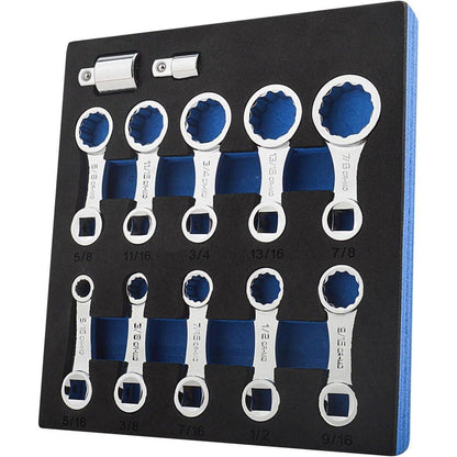Drehmomentadapter-Set 12-Punkt SAE 3/8 Zoll Antrieb Chrom-Molybdän-Stahl