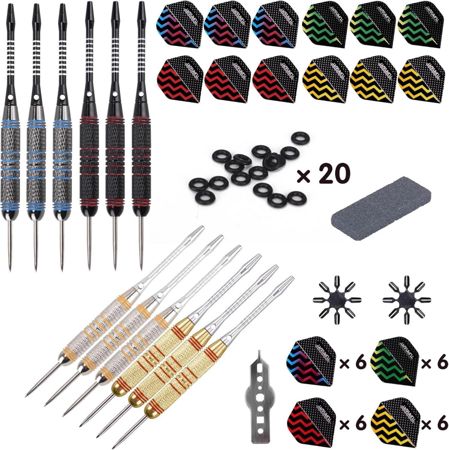 Professionelle Steel Dartpfeile Set - 24g, 12