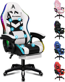 Gaming Stuhl mit LED RGB Beleuchtung und