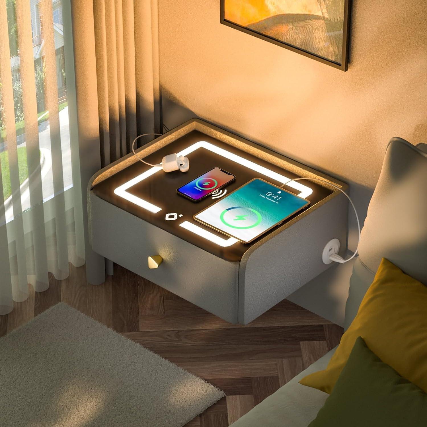 Modernes Schwebendes Nachtlicht mit Ladefunktion LED-Licht