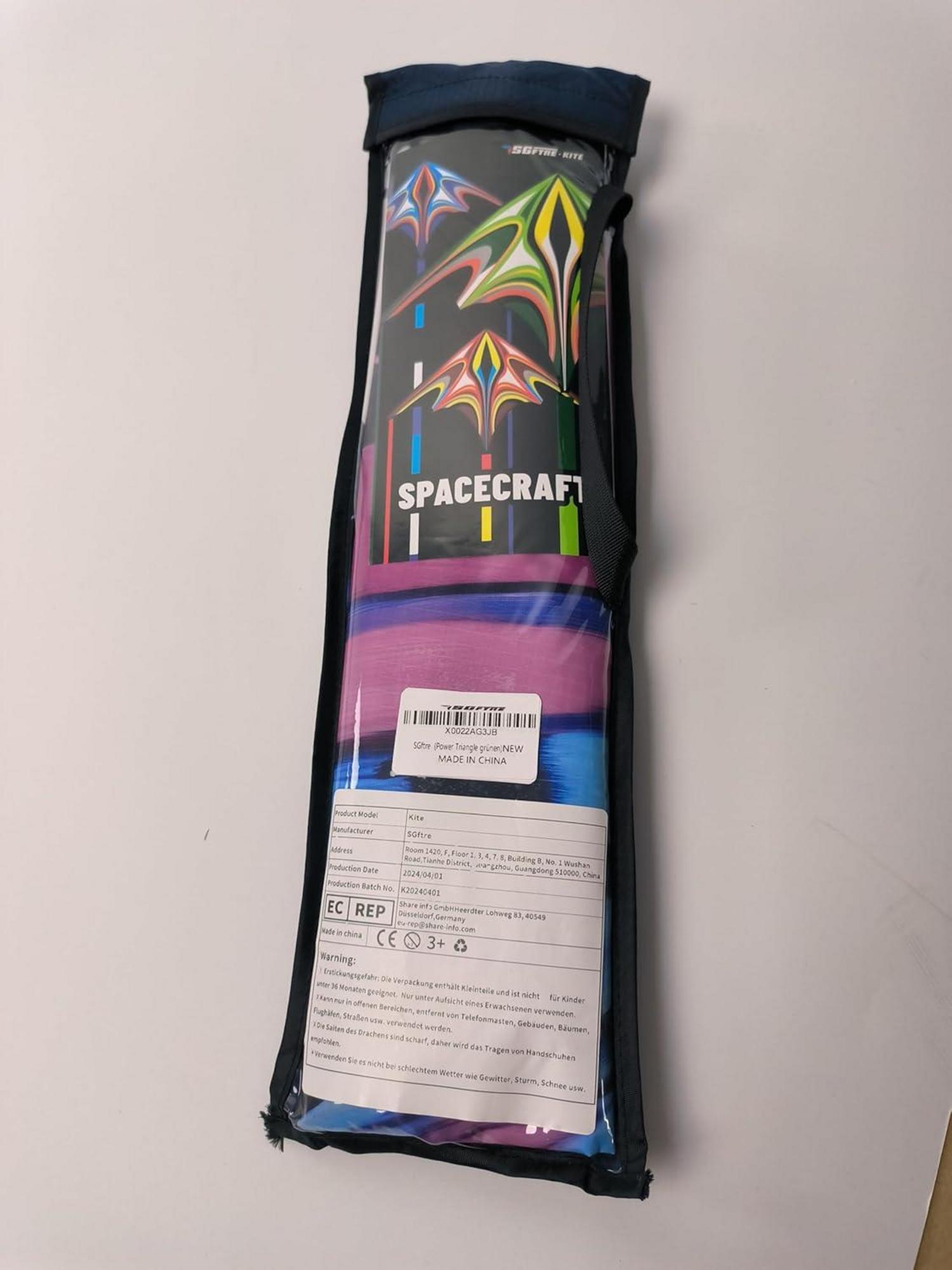Großer grüner Delta-Drachen 52*35 Zoll Outdoor-Spielzeug aerodynamisch