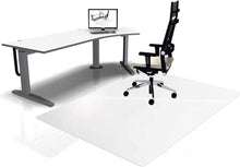 Transparente Bürostuhlunterlage 100x120 cm Bodenschutzmatte aerCM