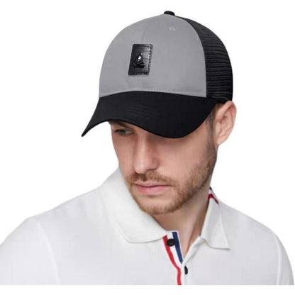 Baseball Cap Unisex Sommer Mesh Atmungsaktiv Größe M Grau