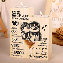 Silberhochzeit Geschenk Kerzenständer Deko 25. Hochzeitstag