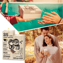 Silberhochzeit Geschenk Kerzenständer Deko 25. Hochzeitstag