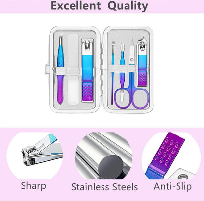 Professionelles Maniküre-Set Nagelknipser Pediküre Etui Edelstahl