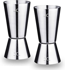Cocktail Messbecher Set 2er Pack 2cl 4cl Dual Spirit Measure Cup