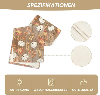 Herbst Tischläufer Orange Kürbisse 40x180 cm - Dekoration & Party