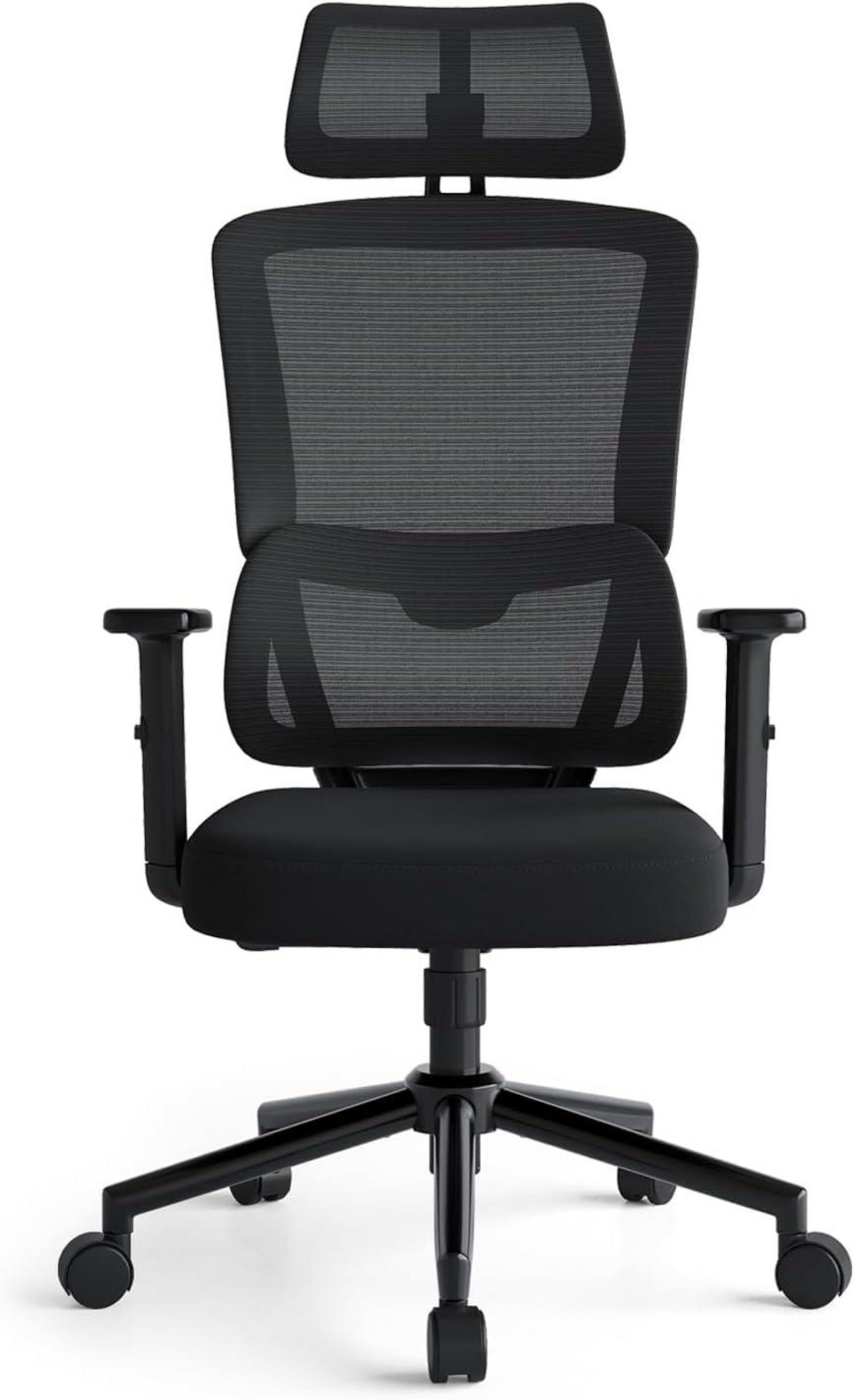 Ergonomischer Bürostuhl mit Automatischer Lordosenstütze