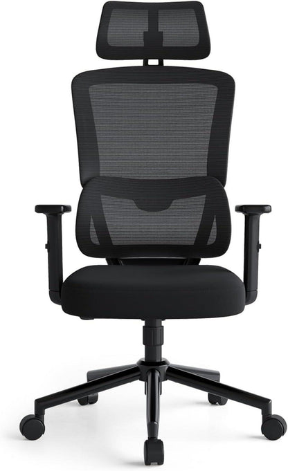 Ergonomischer Bürostuhl mit Automatischer Lordosenstütze