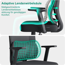 Bürostuhl Ergonomisch mit Mesh-Sitzkissen, verstellbarer