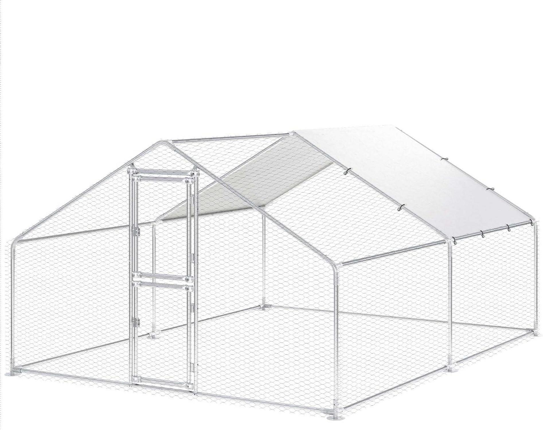 Hühnerstall Freilaufgehege Kaninchen Wasserdichtes PE-Farbtuch 3x4x2m