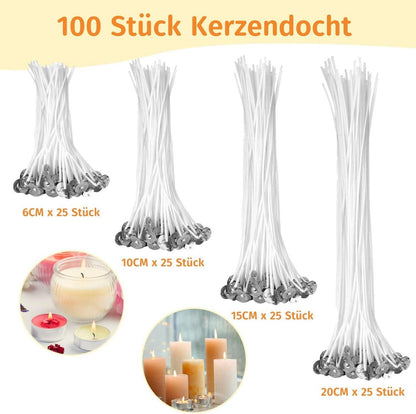 DIY Kerzenherstellungsset 304 Edelstahl-Schmelztiegel, 6