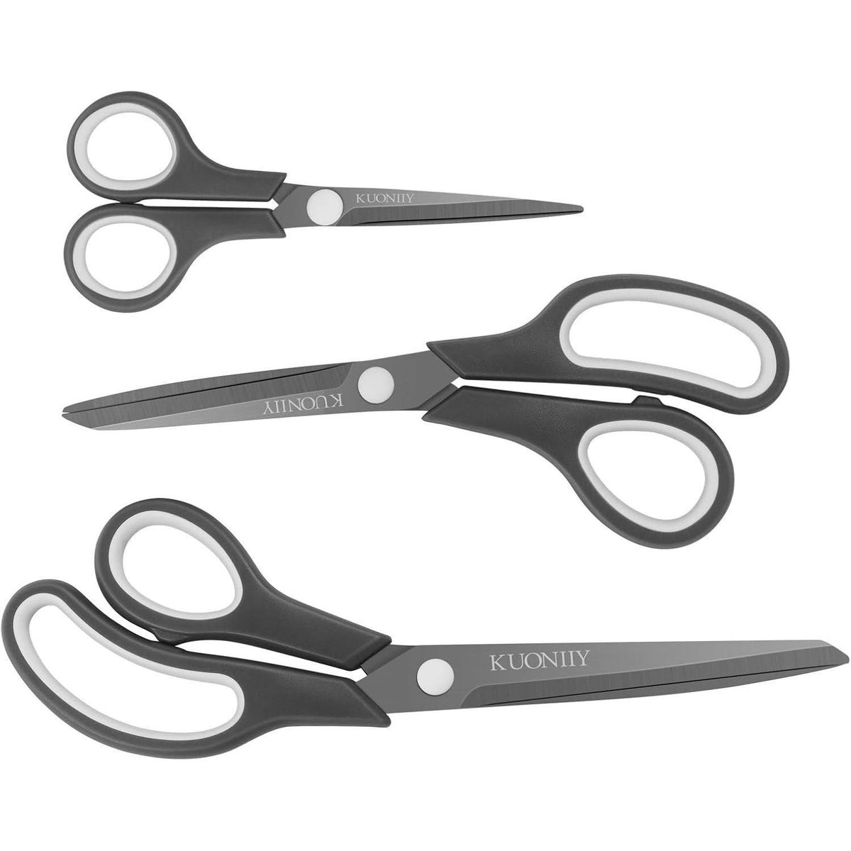 Scheren Set 3-teilig Titanbeschichtung mit Softgrip