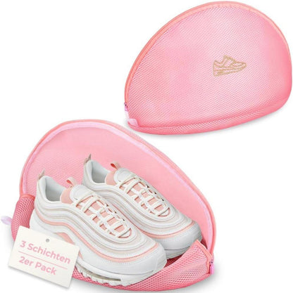 Wäschenetz 2er Pack Rosa Schuhschutz Sneaker Organizer