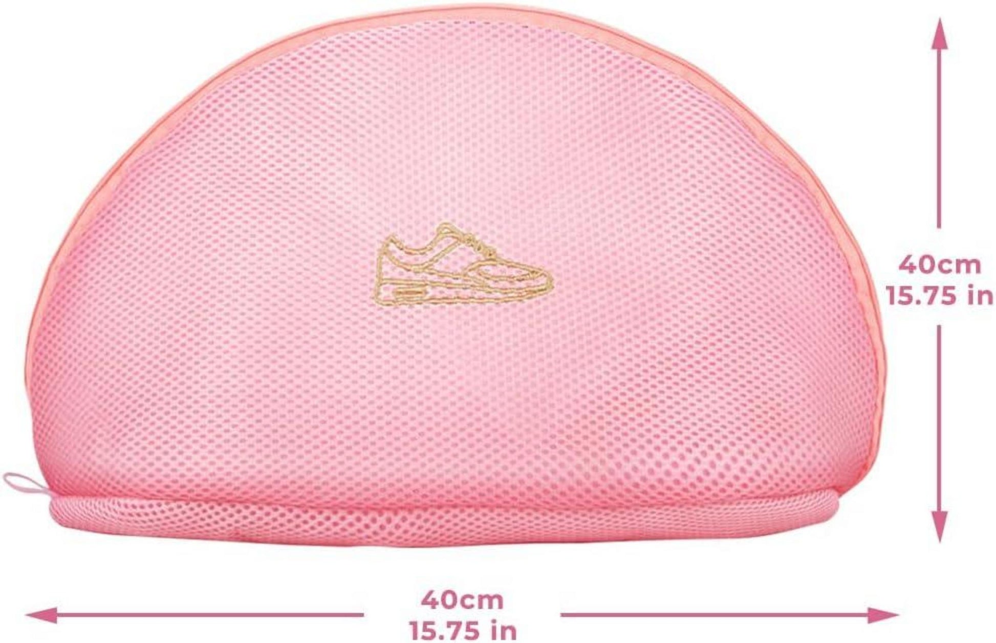 2er Pack Wäschenetz Rosa Schutz Wäschesack für Schuhe Sneaker