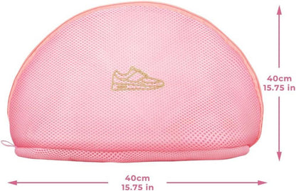 2er Pack Wäschenetz Rosa Schutz Wäschesack für Schuhe Sneaker
