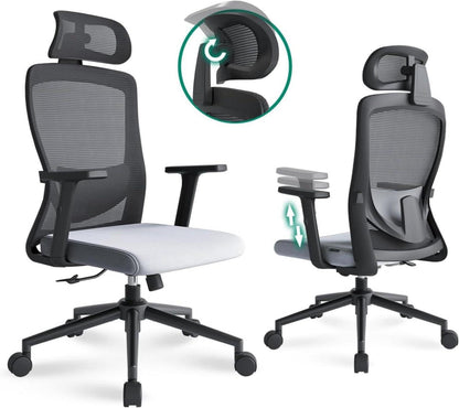 Ergonomischer Bürostuhl mit verstellbarer Lendenwirbelstütze