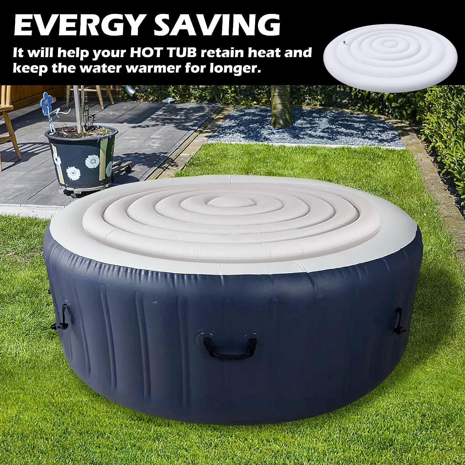 Aufblasbare Runde Thermoabdeckung 165cm für Whirlpools Outdoor