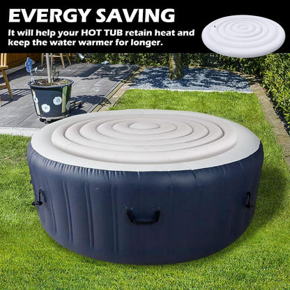Aufblasbare Runde Thermoabdeckung 165cm für Whirlpools Outdoor