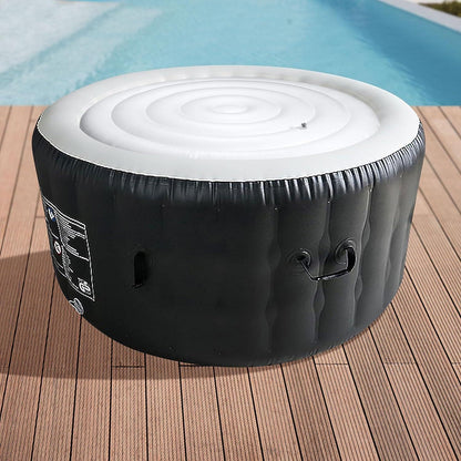 165cm Runde Aufblasbare Whirlpool Thermoabdeckung Outdoor Winterfest