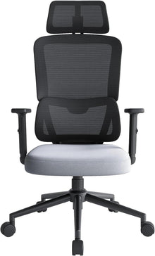 Ergonomischer Bürostuhl mit Automatischer Lordosenstütze, Grau