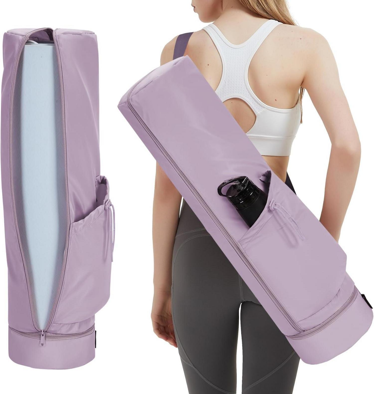 Yogatasche Damen mit Nassfach und Flaschentasche Reißverschluss Gym