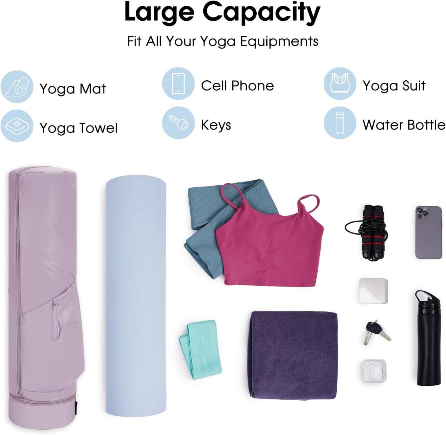 Yogatasche Damen mit Nassfach und Flaschentasche