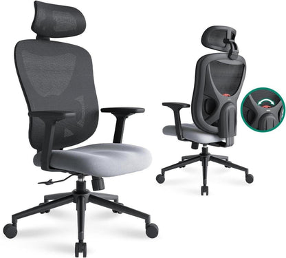 Ergonomischer Gaming Bürostuhl mit Hochklappfunktion & Lendenkissen