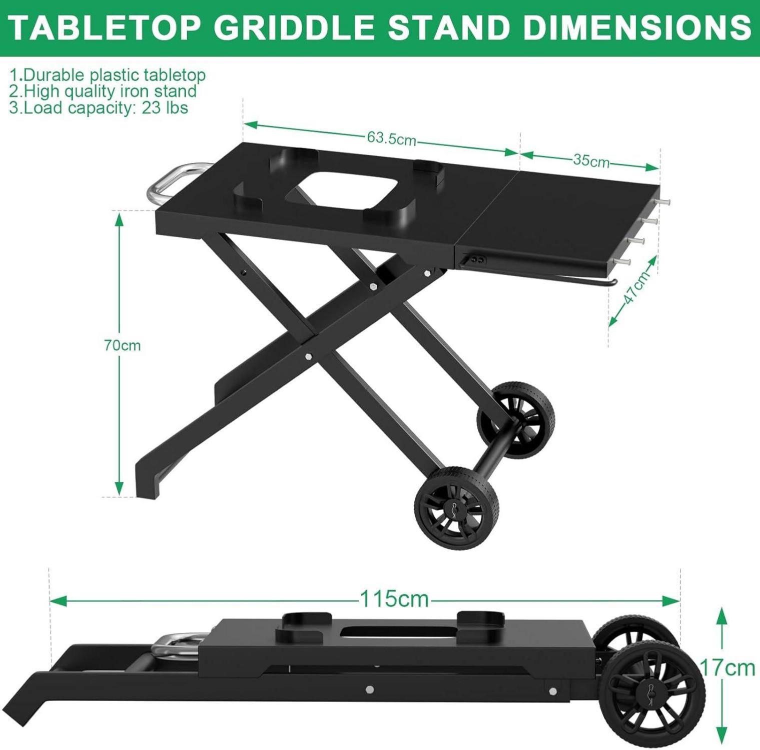 Klappbarer Grilltisch für Enders Urban & Urban Pro Gasgrills