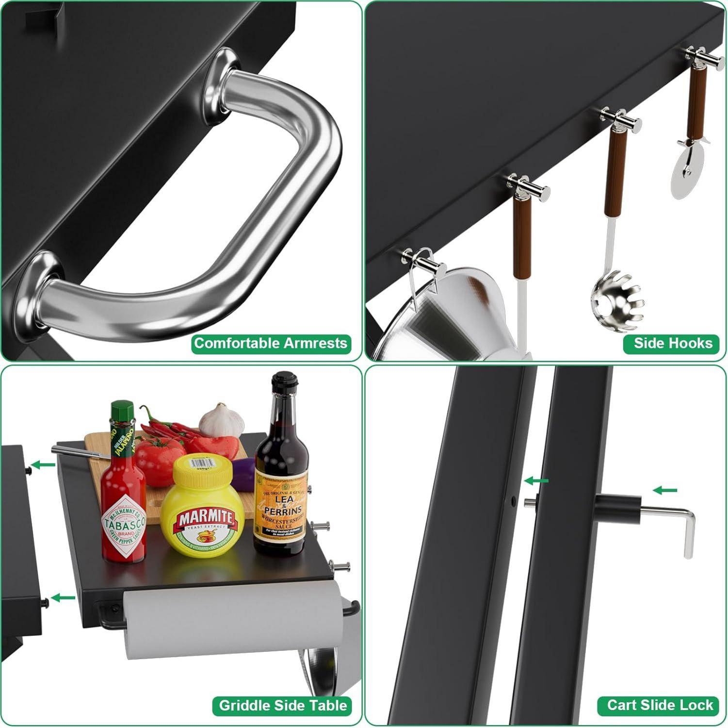 Klappbarer Trolley BBQ Grill für Enders Urban Serie Gasgrills