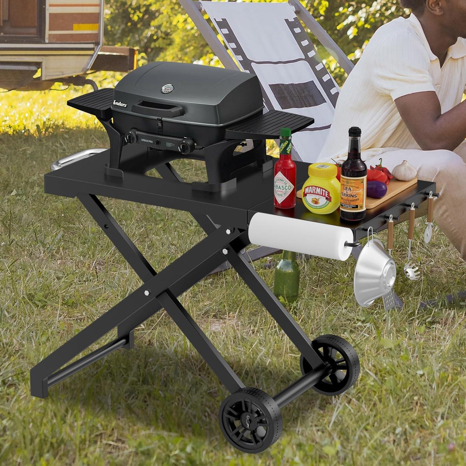 Klappbarer BBQ Grillwagen für Enders Urban Serie Gasgrills