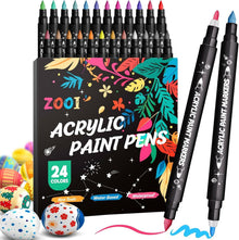 Acrylstifte für Steine & Holz, Wasserfest, Dual Tip Marker