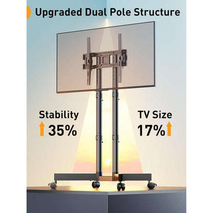 TV Ständer Rollbar 32-70 Zoll Plasma LCD LED Fernseher