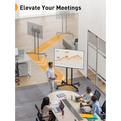 TV Ständer Rollbar 32-70 Zoll Plasma LCD LED Fernseher