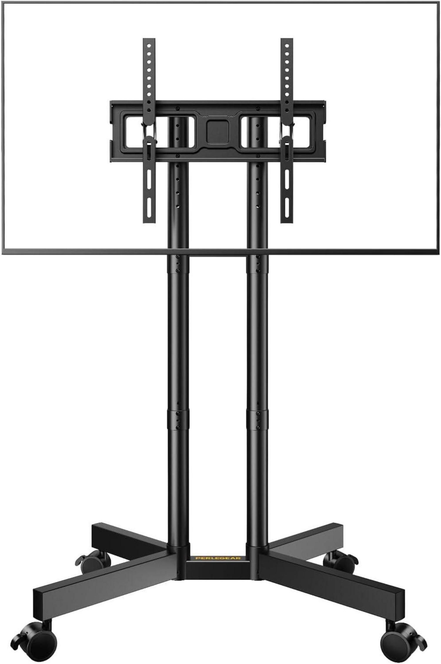 TV Ständer Rollbar für 32-70 Zoll Fernseher mit Rollen & Neigbarkeit