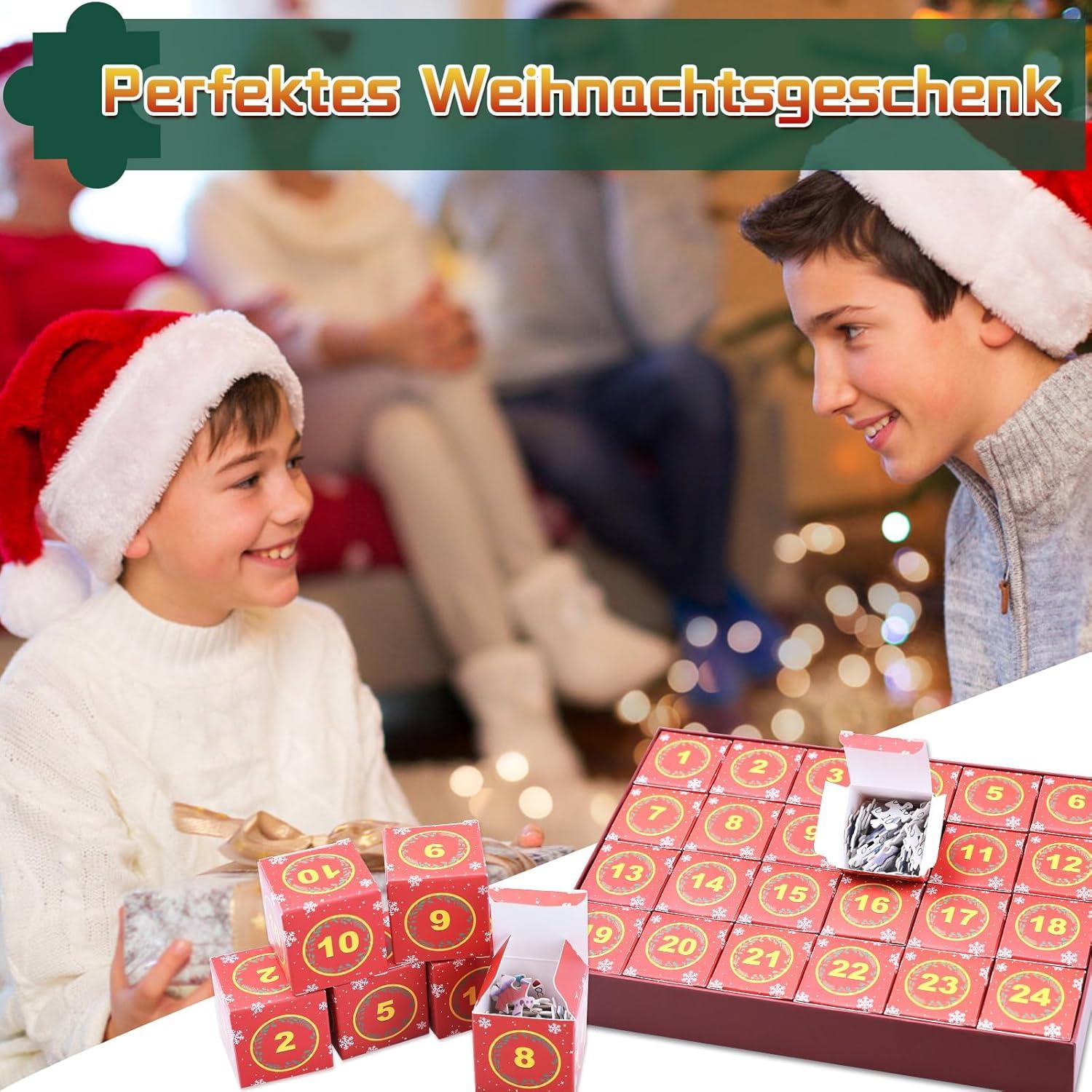 Adventskalender Puzzle 1008 Teile Weihnachtspuzzle 24 Tage Countdown