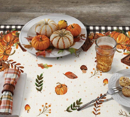 Artoid Mode Herbst Tischdecke Büffelkaro Küche Dekoration